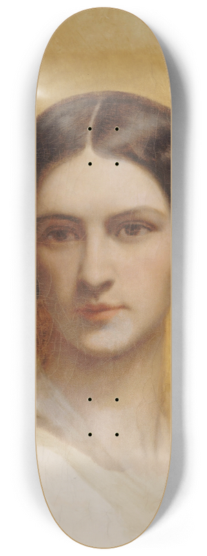 Ary Scheffer - Portrait de Cornlia Marjolin-Scheffer 8.25 inch art skate deck Ary Scheffer - Portrait de Cornlia Marjolin-Scheffer 8.25 inch art skate deck