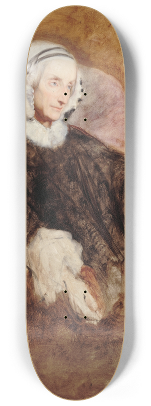 Ary Scheffer - Portrait de la Reine Marie-Amlie en deuil 8.25 inch art skate deck