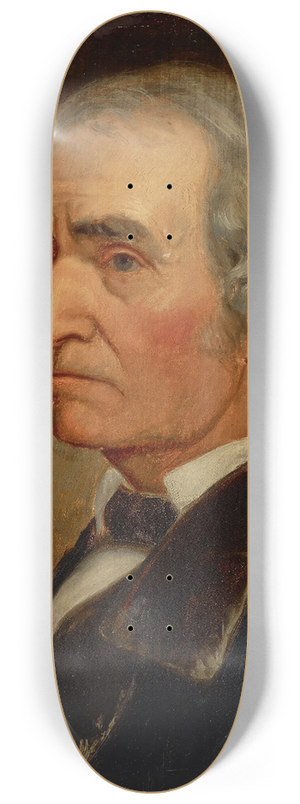 Theodore Clement Steele - Portrait of Thomas Lakin 8.25 inch art skate deck