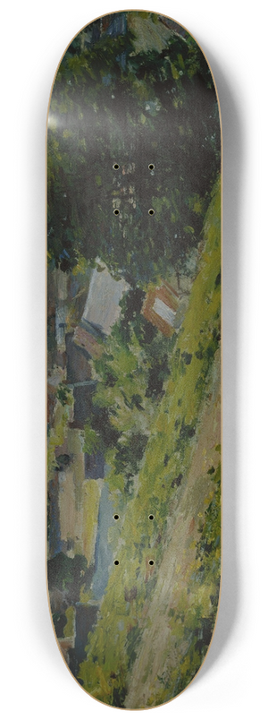 Theodore Robinson - From the Hill, Giverny 8.25 inch art skate deck