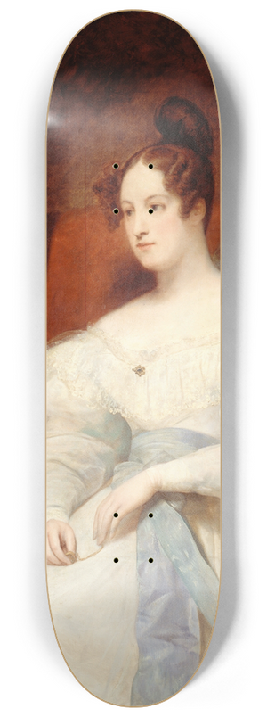 Ary Scheffer - Portrait prsum de la princesse Louise dOrlans 8.25 inch art skate deck