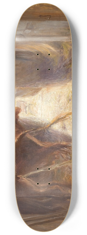 Theodor Philipsen - Cowshed on the Island of Saltholm 8.25 inch art skate deck