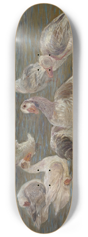 Theodor Philipsen - Les Oies 8.25 inch art skate deck