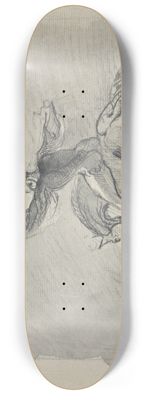 Theodor von Holst - Mephistopheles on a Horse 8.25 inch art skate deck