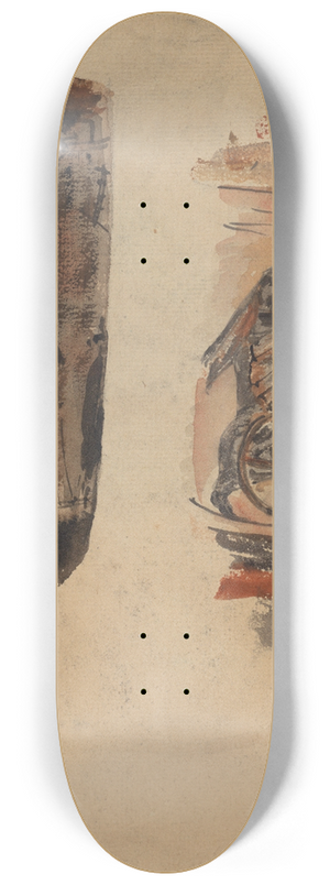 Theo Nieuwenhuis - Details van Griekse vazen 8.25 inch art skate deck