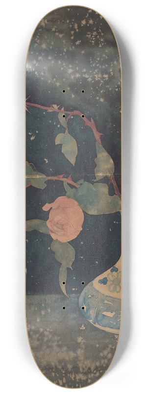 Theo Nieuwenhuis - Drie rozen in een oosterse vaas 8.25 inch art skate deck