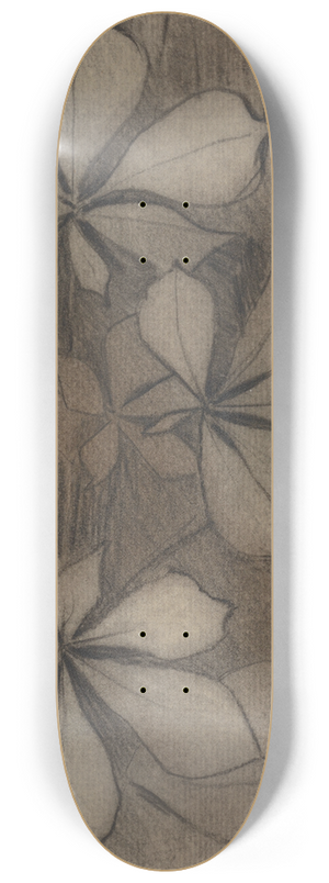 Theo Nieuwenhuis - Kastanjebladeren 8.25 inch art skate deck