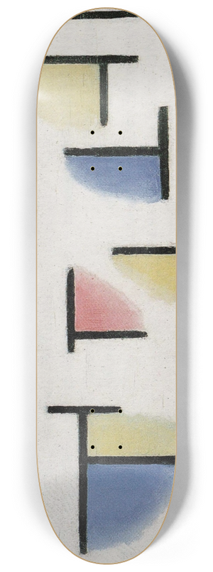 Theo van Doesburg - Variation on Composition XIII 8.25 inch art skate deck
