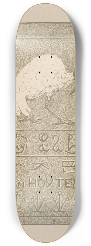 Theo van Hoytema - Ex libris van Dominicus van Hoytema 8.25 inch art skate deck