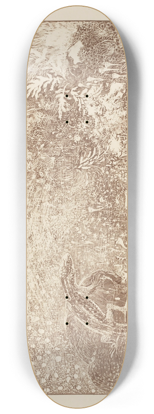 Theo van Hoytema - Hagedis op een steen 8.25 inch art skate deck Theo van Hoytema - Hagedis op een steen 8.25 inch art skate deck