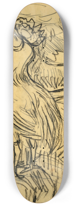 Theo van Hoytema - Kraaiende haan 8.25 inch art skate deck