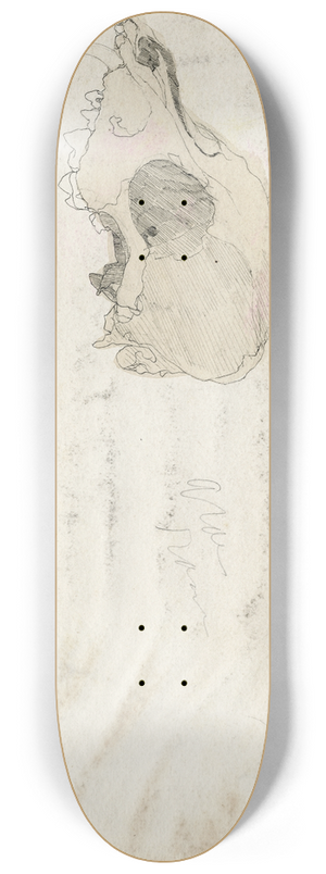 Theo van Hoytema - Schedel 8.25 inch art skate deck