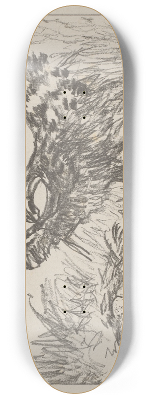 Theo van Hoytema - Tureluur bij nest 8.25 inch art skate deck Theo van Hoytema - Tureluur bij nest 8.25 inch art skate deck