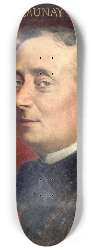 Thobald Chartran - Portrait de Louis Delaunay pre (1826-1903), socitaire de la Comdie Franaise 8.25 inch art skate deck