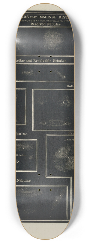 Asa Smith - Nebulae 8.25 inch art skate deck