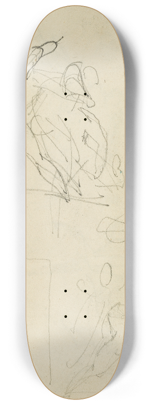 Thodore Gricault - Three compositional studies of figure group 8.25 inch art skate deck Thodore Gricault - Three compositional studies of figure group 8.25 inch art skate deck