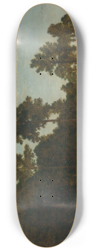 Thodore Rousseau - Cavalier  la lisire dun bois 8.25 inch art skate deck