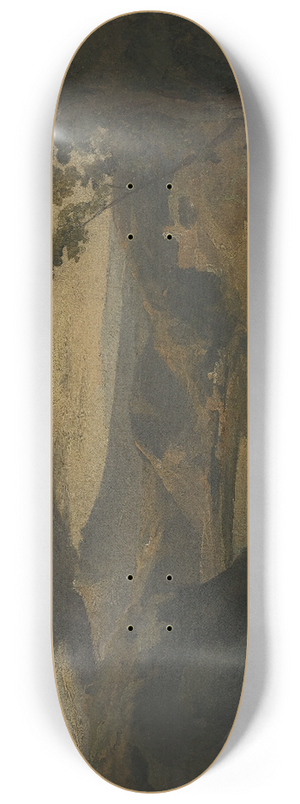 Thodore Rousseau - Landscape (Auvergne) 8.25 inch art skate deck Thodore Rousseau - Landscape (Auvergne) 8.25 inch art skate deck