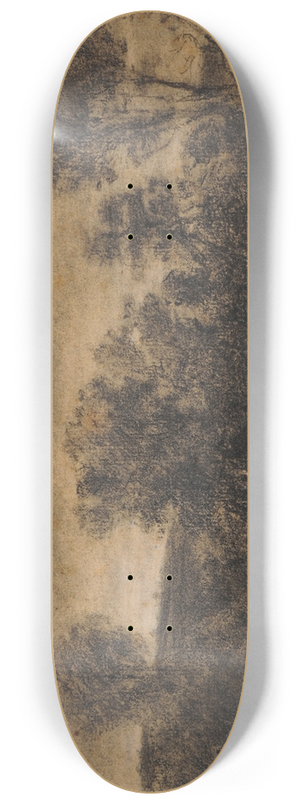 Thodore Rousseau - Paysage bois 8.25 inch art skate deck