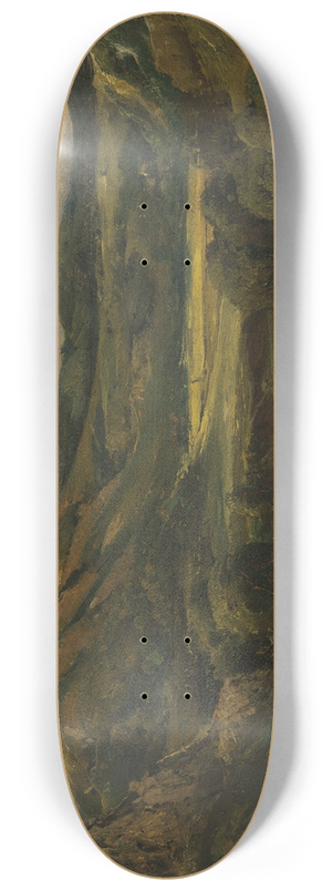 Thodore Rousseau - Valle et montagnes dAuvergne 8.25 inch art skate deck