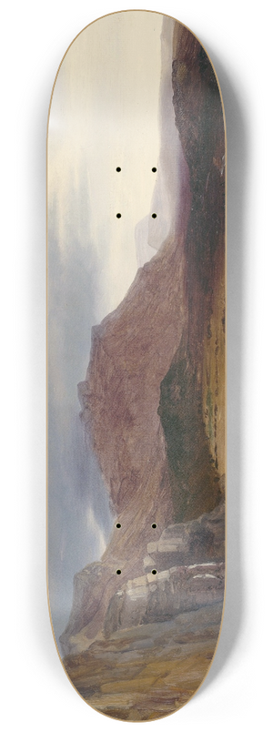 Thodore Rousseau - View of Saleve, near Geneva 8.25 inch art skate deck Thodore Rousseau - View of Saleve, near Geneva 8.25 inch art skate deck