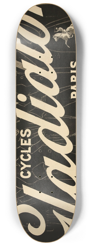 A. Shaw - Cycles Gladiator Paris 8.25 inch art skate deck A. Shaw - Cycles Gladiator Paris 8.25 inch art skate deck