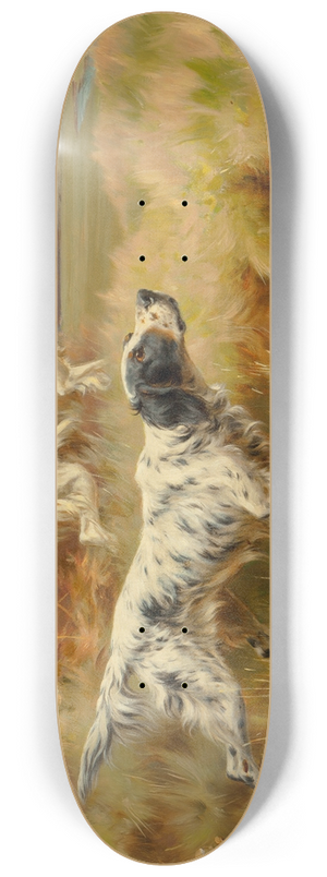 Thomas Blinks - English setters on point 8.25 inch art skate deck