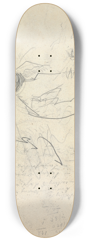 Thomas Bradshaw - Sketch of a Young Man 8.25 inch art skate deck
