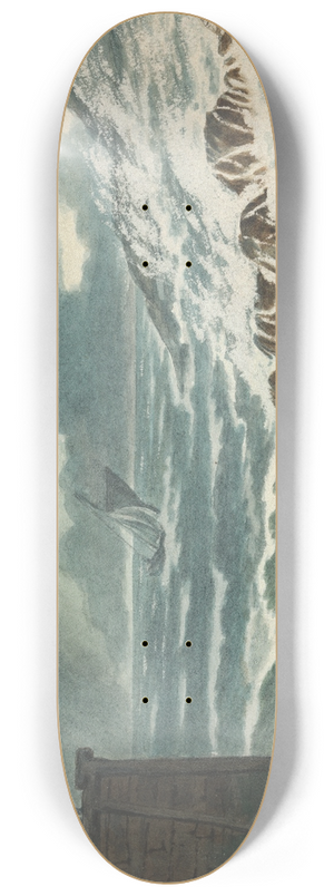 Thomas Bradshaw - Storm at Sea 8.25 inch art skate deck