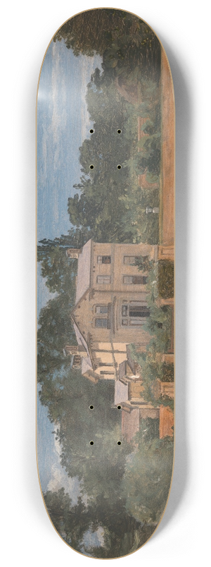 Thomas Churchyard - House in Woodbridge, Suffolk 8.25 inch art skate deck