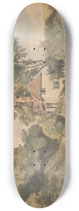 Thomas Churchyard - Landscape 8.25 inch art skate deck