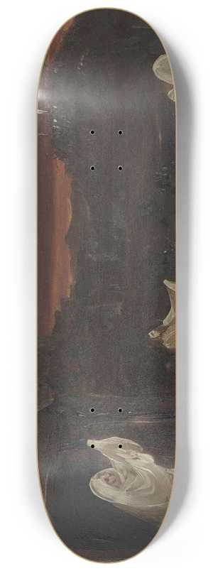 Thomas Cole - Dead Rising from Tombs 8.25 inch art skate deck