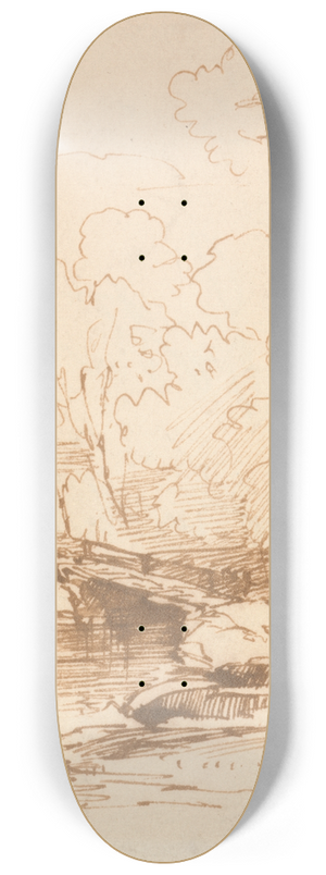 Thomas Creswick - The Foot Bridge 8.25 inch art skate deck Thomas Creswick - The Foot Bridge 8.25 inch art skate deck