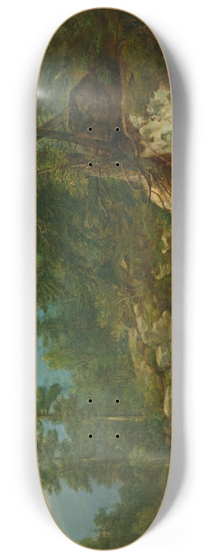 Asher Brown Durand - Woods By A River 8.25 inch art skate deck