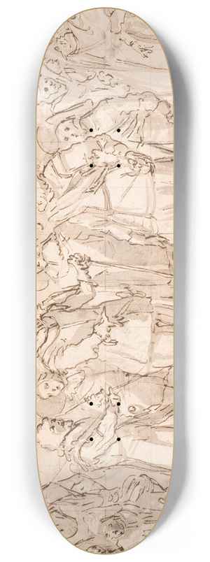 Thomas de Keyser - Officers and other civic guardsmen of the IIIrd District of Amsterdam, under the command of Captain Allaert Cloeck and Lieutenant Lucas Jacobsz Rotgans 8.25 inch art skate deck