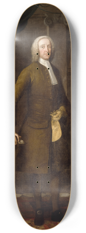 Thomas Frye - Portrait of John Allen of Bridgewater 8.25 inch art skate deck Thomas Frye - Portrait of John Allen of Bridgewater 8.25 inch art skate deck