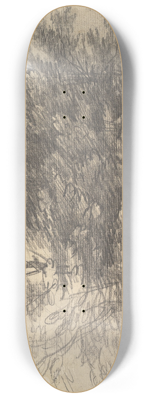 Thomas Gainsborough - A Clump of Trees 8.25 inch art skate deck