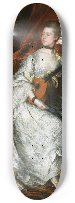 Thomas Gainsborough - Ann Ford (later Mrs. Philip Thicknesse) 8.25 inch art skate deck