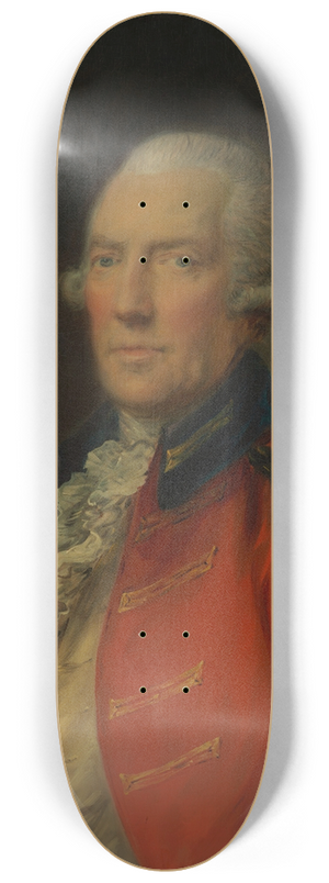Thomas Gainsborough - Lieutenant Colonel Paul Pechell (17241800) 8.25 inch art skate deck