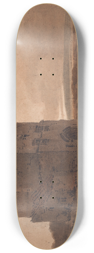 Thomas Girtin - A Border Tower 8.25 inch art skate deck