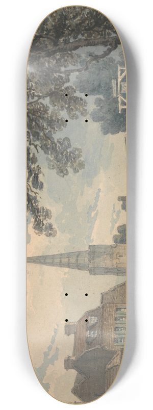 Thomas Girtin - Harrow-on-the-Hill, Middlesex 8.25 inch art skate deck