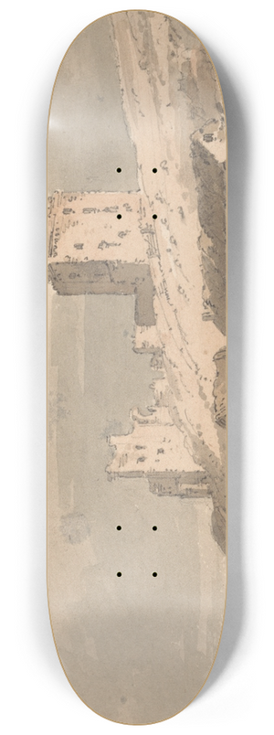 Thomas Girtin - Ruins on the Coast 8.25 inch art skate deck
