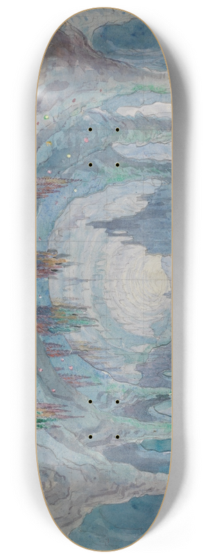 Thomas Grieve - Design for A Blue Grotto 8.25 inch art skate deck