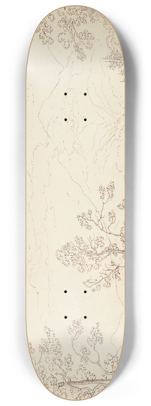 Thomas Hastings - On the Killarney Road Leading to Ross Castle, 4 September 1841 8.25 inch art skate deck