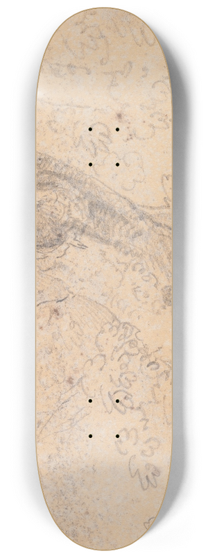Thomas Hastings - Sketch of a Hollow Tree Trunk 8.25 inch art skate deck