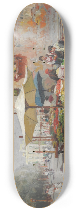 Attilio Pratella - Sul Vomero, Napoli 8.25 inch art skate deck