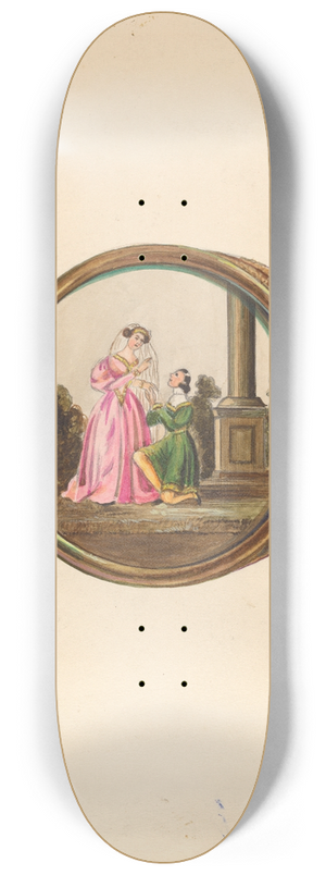 Thomas Holloway - Powder Box 8.25 inch art skate deck