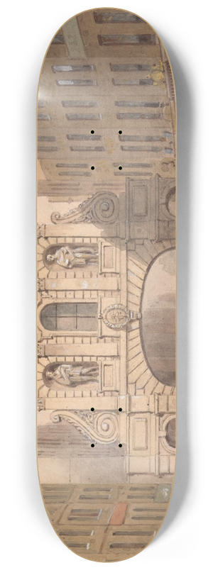 Thomas Hosmer Shepherd - Temple Bar 8.25 inch art skate deck