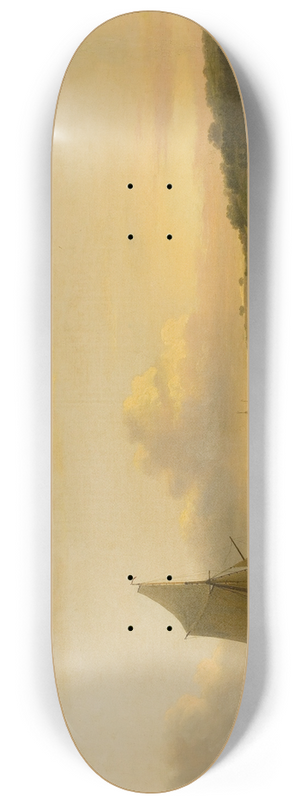 Thomas Luny - Along the Waters Edge 8.25 inch art skate deck