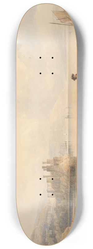 Thomas Miles Richardson - Conway Castle, North Wales 8.25 inch art skate deck